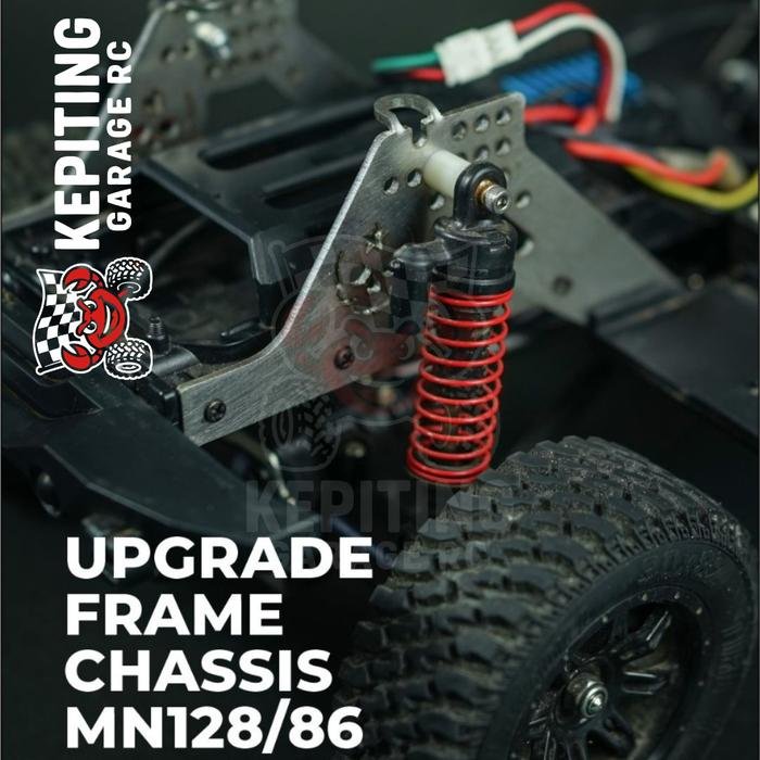Frame Chassis MN128 MN86KS stainless Steel universal with SCX10 - Image 6