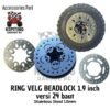 Ring Beadlock Velg RC 1.9 Stainless Steel ( 4pcs ) RC 1/10