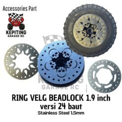 Ring Beadlock Velg RC 1.9 Stainless Steel ( 4pcs ) RC 1/10