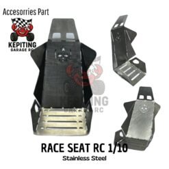 Jok Racing Seat RC 1/10 Stainless Steel Interior