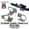 Pelindung Gardan / Armor Axle MN128 MN86 "Tengkorak Bintang" Stainless Steel
