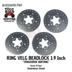 Ring Beadlock 1.9 inch Stainless Steel "Tengkorak Bintang"