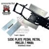 Side Pedal Plate Stainless Steel mn128 custom
