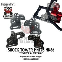 SHOCK TOWER V.3 MN128 MN86 "Tengkorak Bintang" Stainless Steel