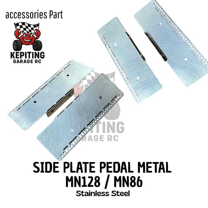 Side Pedal Plate Stainless Steel mn128 custom - Image 2